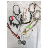 11 vintage necklaces