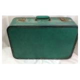 Small green AEROPAK vintage suitcase