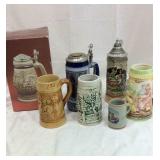 Lot of steins