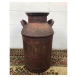 Rustic Rieck Milk Can w/ Eagle