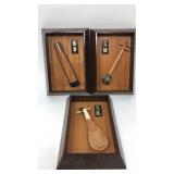 3 Enesco Asian Stringed Instruments Wall Decor