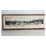 Norman Rockwell print on canvas