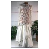 Vintage wedding gown