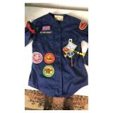 Vintage CUB SCOUT shirt w/ Patches