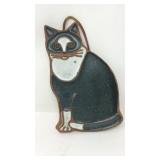 Large Ceramic Wall Hanging Cat