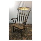Vintage wooden rocking chair