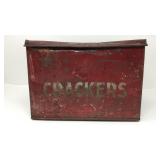 Vintage metal cracker box