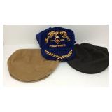 San Miguel beer hat and Stetson hat