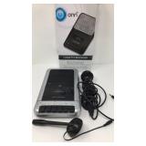 Onn Cassette Recorder with Two Microphones