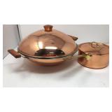 Copper and Stainless Steel Pot and Wok