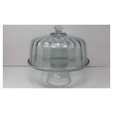 Vintage footed cake platter