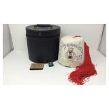 Alhambra catholic fraternity hat and accessory lot