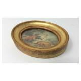Antique Florentine plaque made in Italy