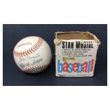 Stan Musial Autographed baseball