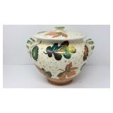 Italian ceramic biscotti cookie jar