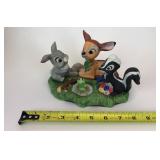 Walt Disney Porcelain Bambi Thumper Figurine