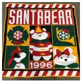 Santabear Quilt 48" x 47"