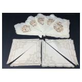 Lot of hand stitched doily napkins