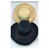 Pair of Joe Bill Miller Straw Hats