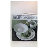 16 Piece White Dish Set