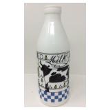 Vintage Italian milk glass bottle Alan Wood
