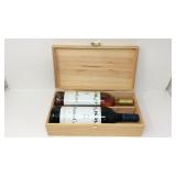 Vintage Mouton Cadet wines in wood box