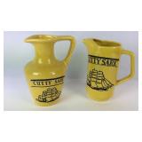 Cutty Sark Ceramic pitcher lot