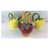 Ceramic Marketplace pitcher lot