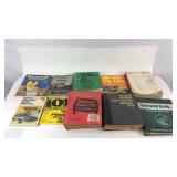 Lot of vintage chiltons, clymer, Honda ford Saab