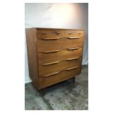 Mid-Century Modern Style Solid Wood Dresser
