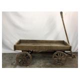 Antique Primitive "Flyer" Wooden Wagon