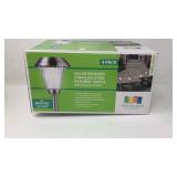 4 pack of solar pathway lights