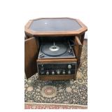 Vintage end table w built in stereo