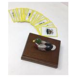 Key West Playing Cards & Wooden Duck Card Box