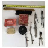 Vintage Drafting Tools Lot