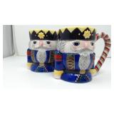 Set of two military Santa mugs