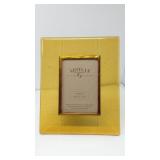 Set of four art glass picture frames