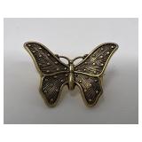 1" Gold Tone Butterfly Pin