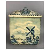 Vintage ROYAL VERNADE Holland Tin Tea Caddy