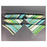 Set of 6 Colored Cloth Napkins 17x17"
