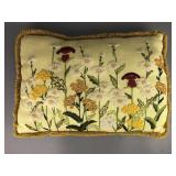 Decorative Stitch Floral Pillow