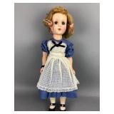 Vtg 18" Blinking Eye Doll
