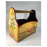 Wooden Magazine Newspaper Caddy