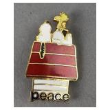 Peace Snoopy Pin