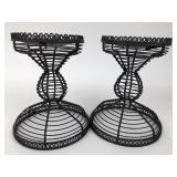 Wire Candle Stick Holders
