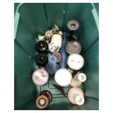 Tote W/ Candle Stick Holders.