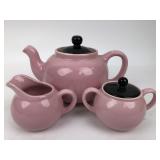 Vintage Teapot, Creamer & Sugar Caddy