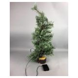 24" Battery Operated Light up Christmas Tree
