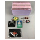 Jewelry Box w/ Jewelry & Pins