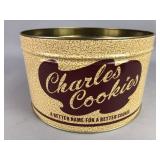Vintage Charles Cookies Tin